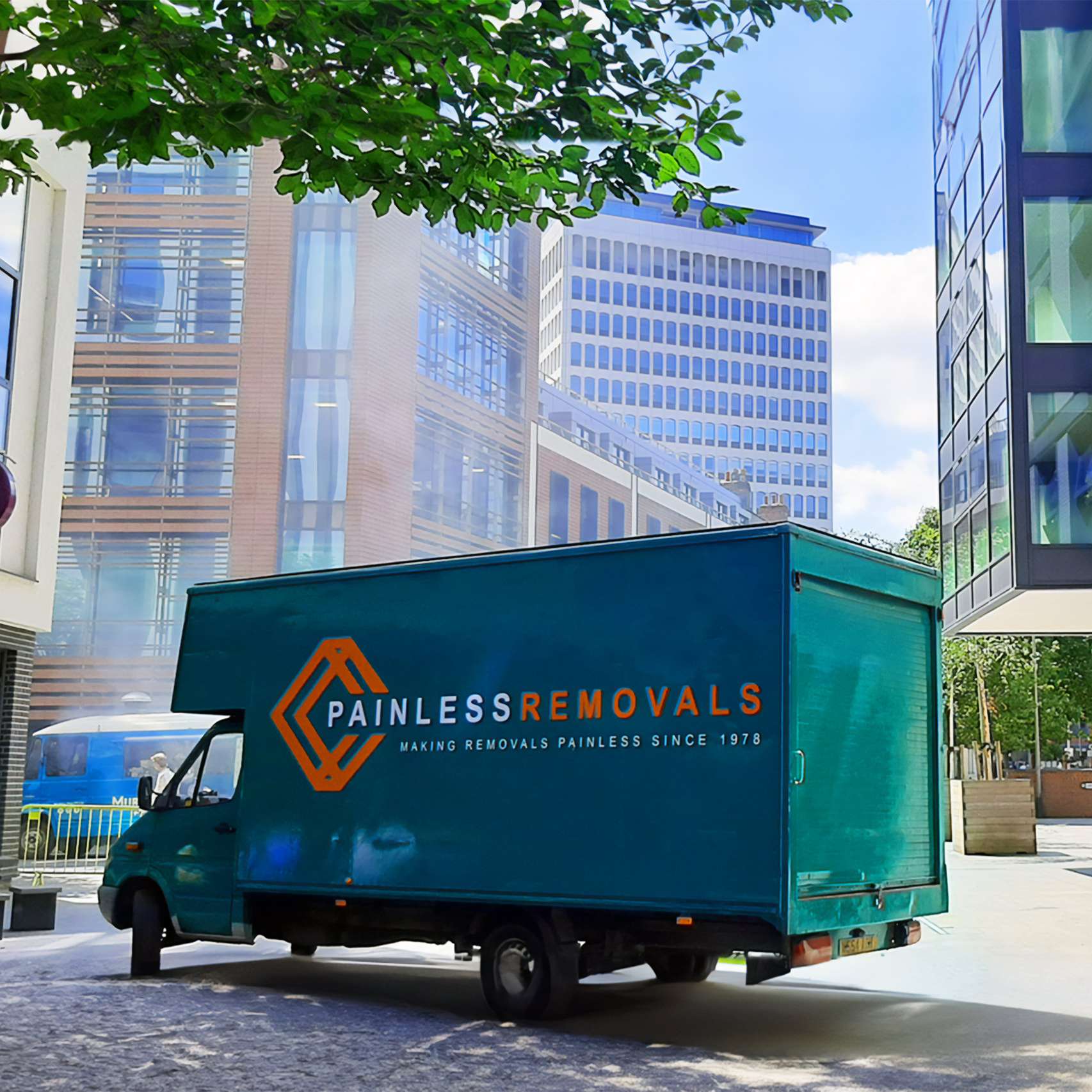 Removal van loaded and prepared for a Bristol to Exeter house move