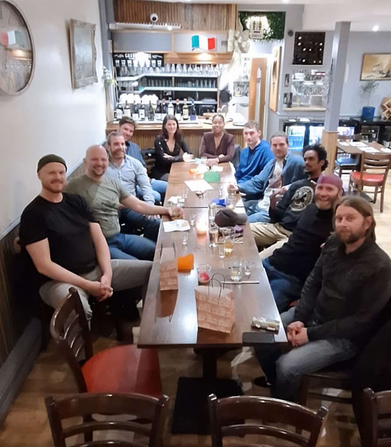 Painless Removals team at their Christmas party