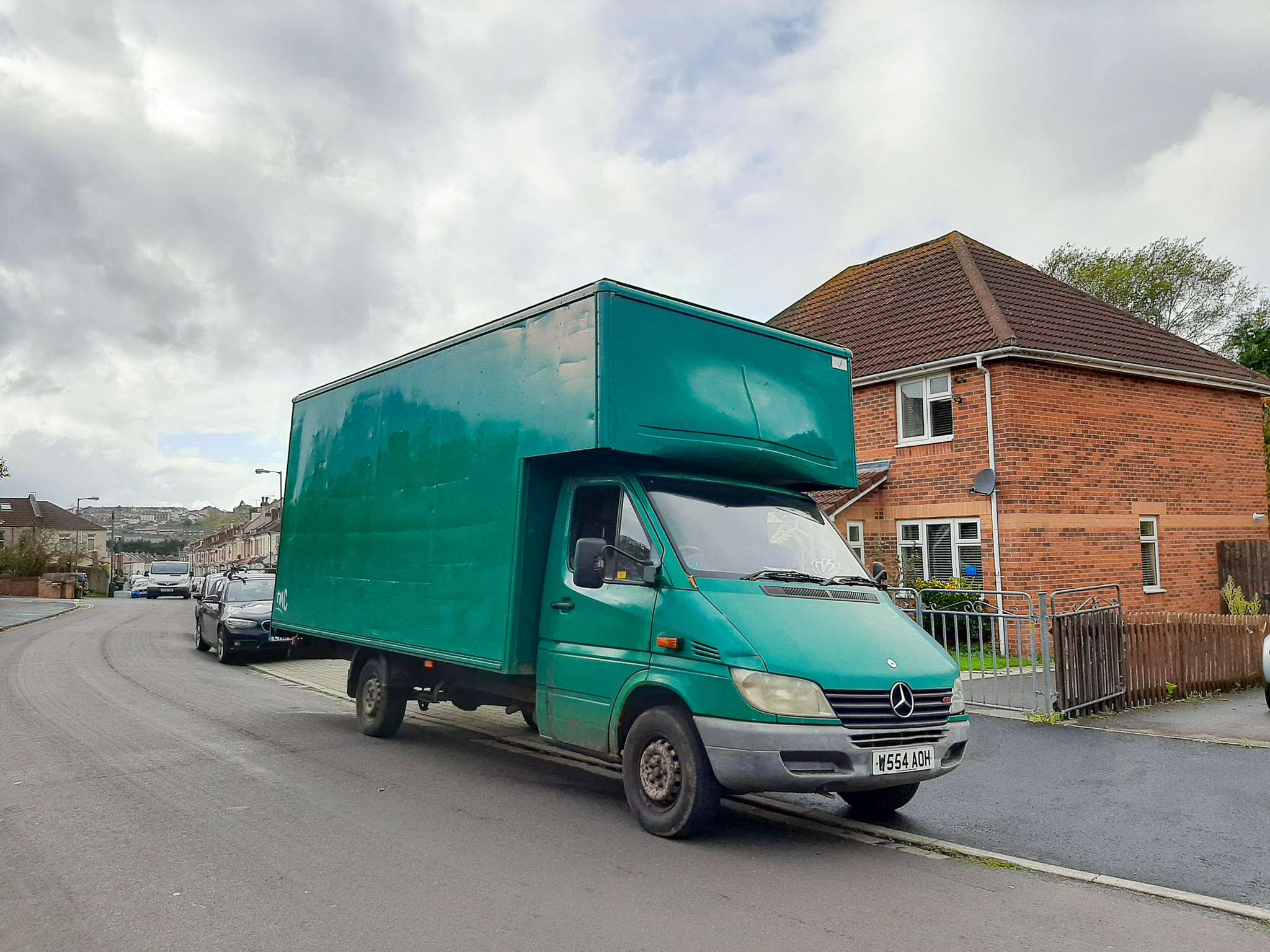 Painless Removals team loading furniture at a property in Brislington, Bristol
